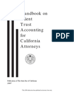 Handbook On Client Trust Accounting For California Attorneys