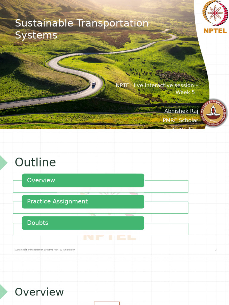 Week 5 | PDF | Sustainable Transport | Asian Development Bank