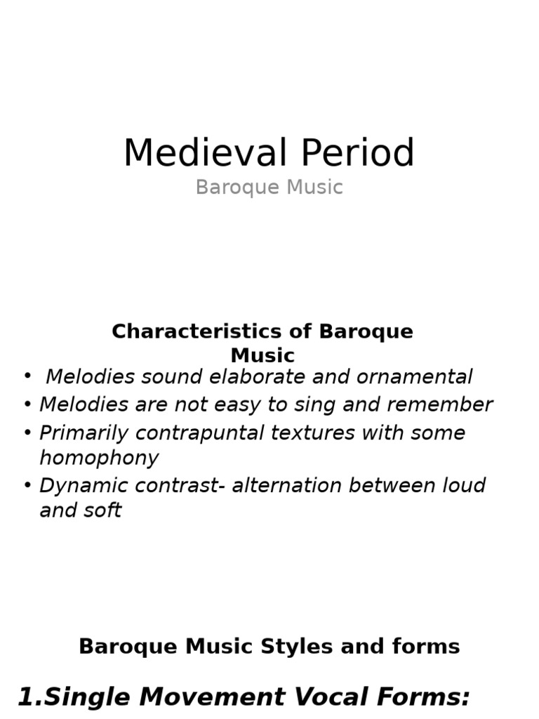 Baroque-Period-Music_G9 | PDF