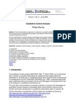 Mayring, PH (1) - Qualitative Content Analysis