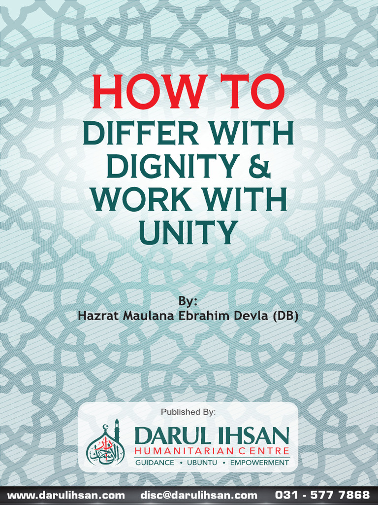DIFFER WITH DIGNITY - Booklet | PDF