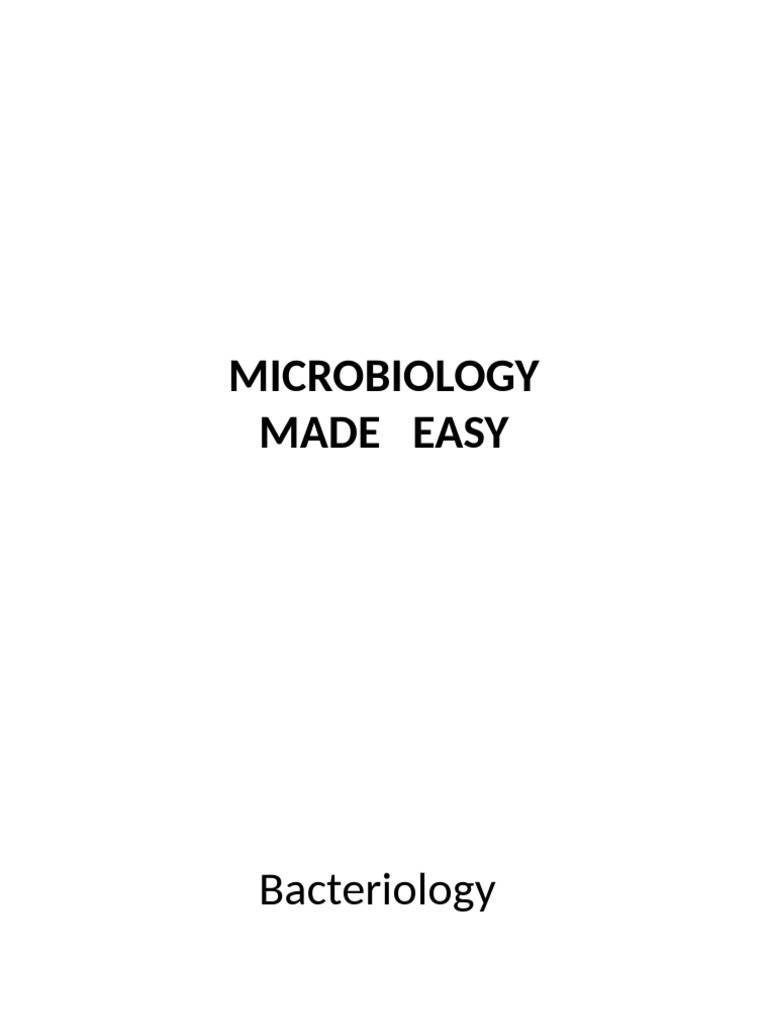 Microbiology Overview for MBBS Students | PDF | Gram Negative Bacteria ...
