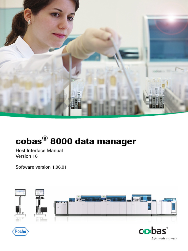 cobas 8000 Host Interface manual(1.06.01) | PDF | Trademark | Software
