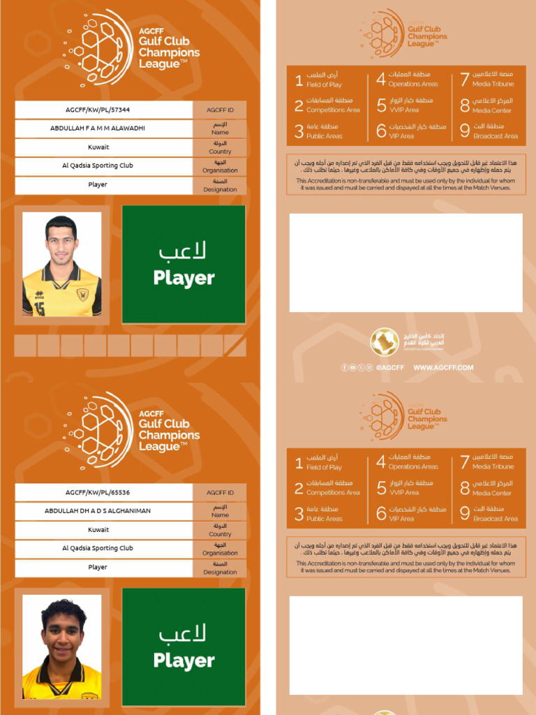Al Qadsia SC Player Roster 2023 | PDF