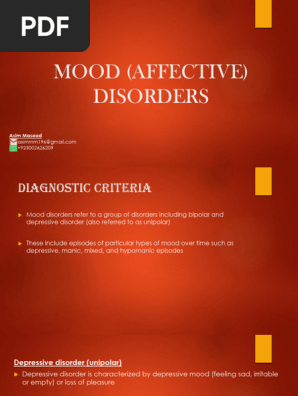 MOOD DISORDERS
