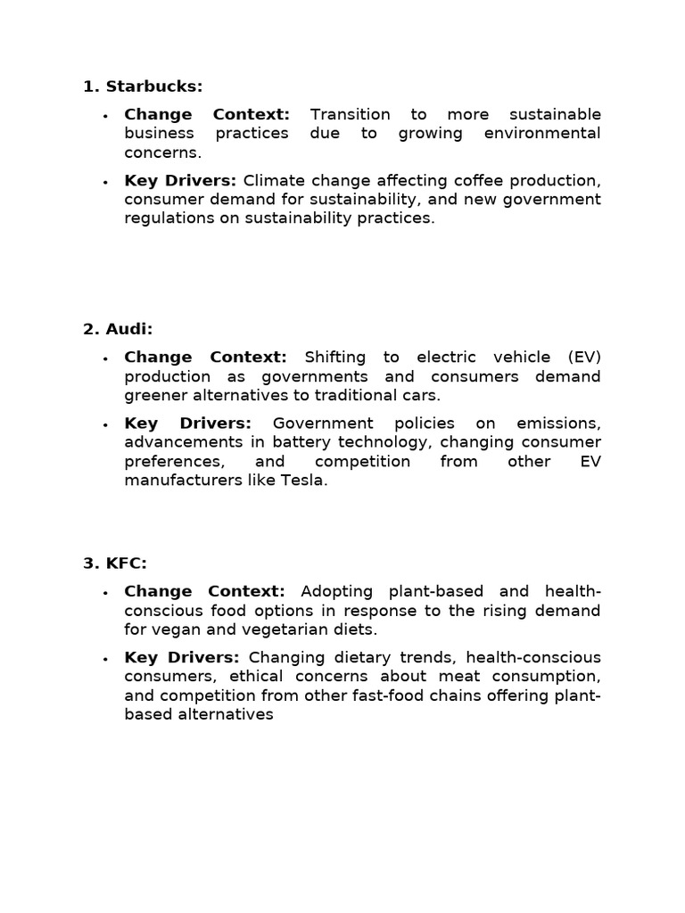 Scenario Planning Activity | PDF | Sustainability | Electric Vehicle
