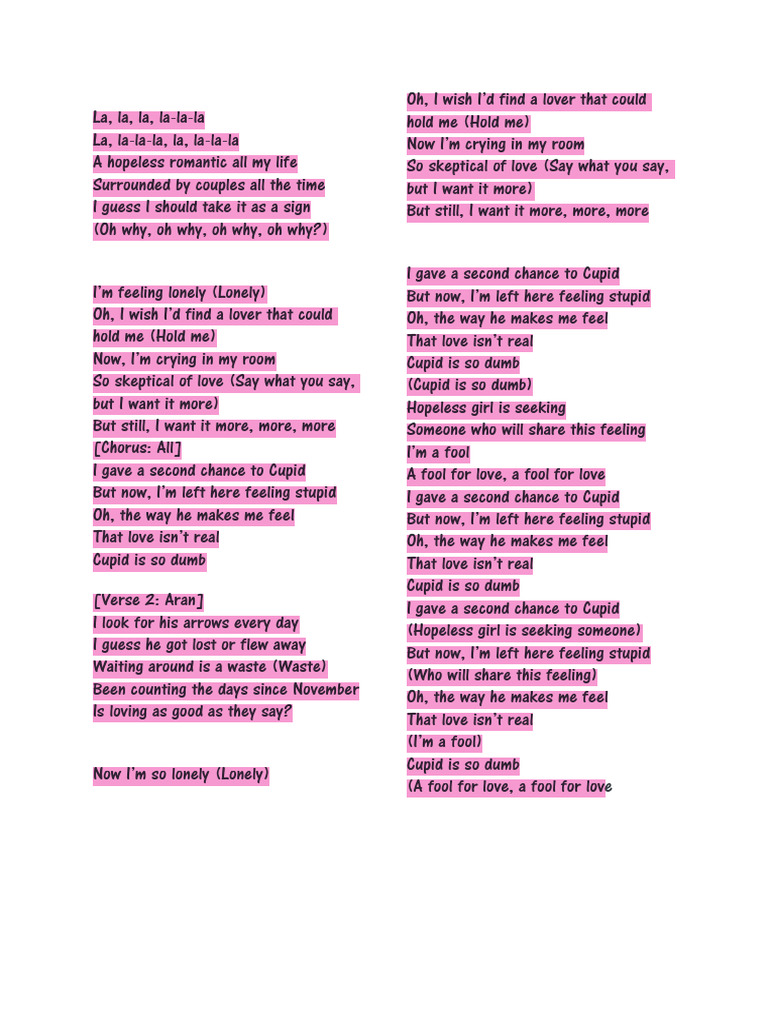 Cupid | PDF