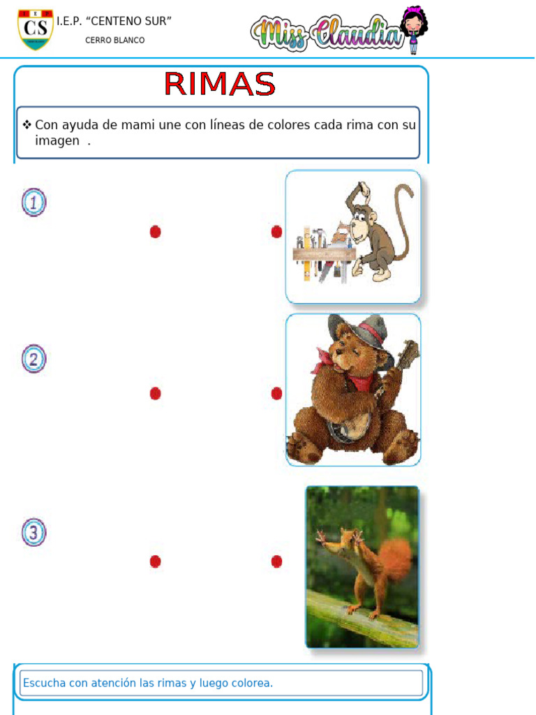 Rimas y Colores para Niños | PDF | Blanco | Color