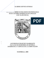 Metodos numericos para resolver problemas de Ecuaciones Diferenciales Lineales con Valor Inicial