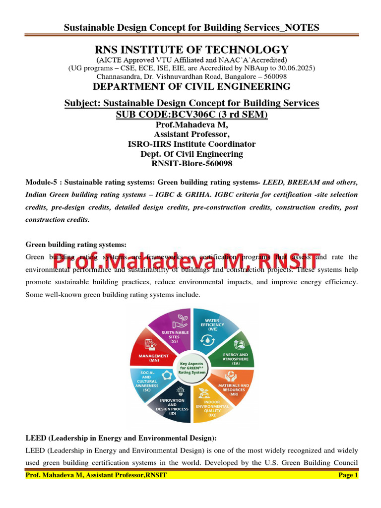 Sustainable Building Design Concepts | PDF | Green Building ...