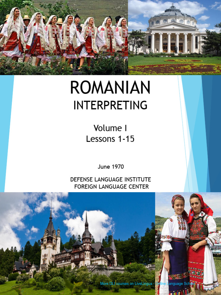 Romanian Interpreting Lessons 1-15 | PDF | Linguistics | Human ...