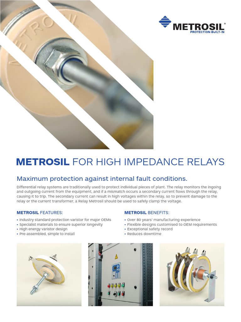 Metrosil | PDF | Relay | Electronics