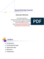 (System) Verilog Tutorial: Aleksandar Milenković