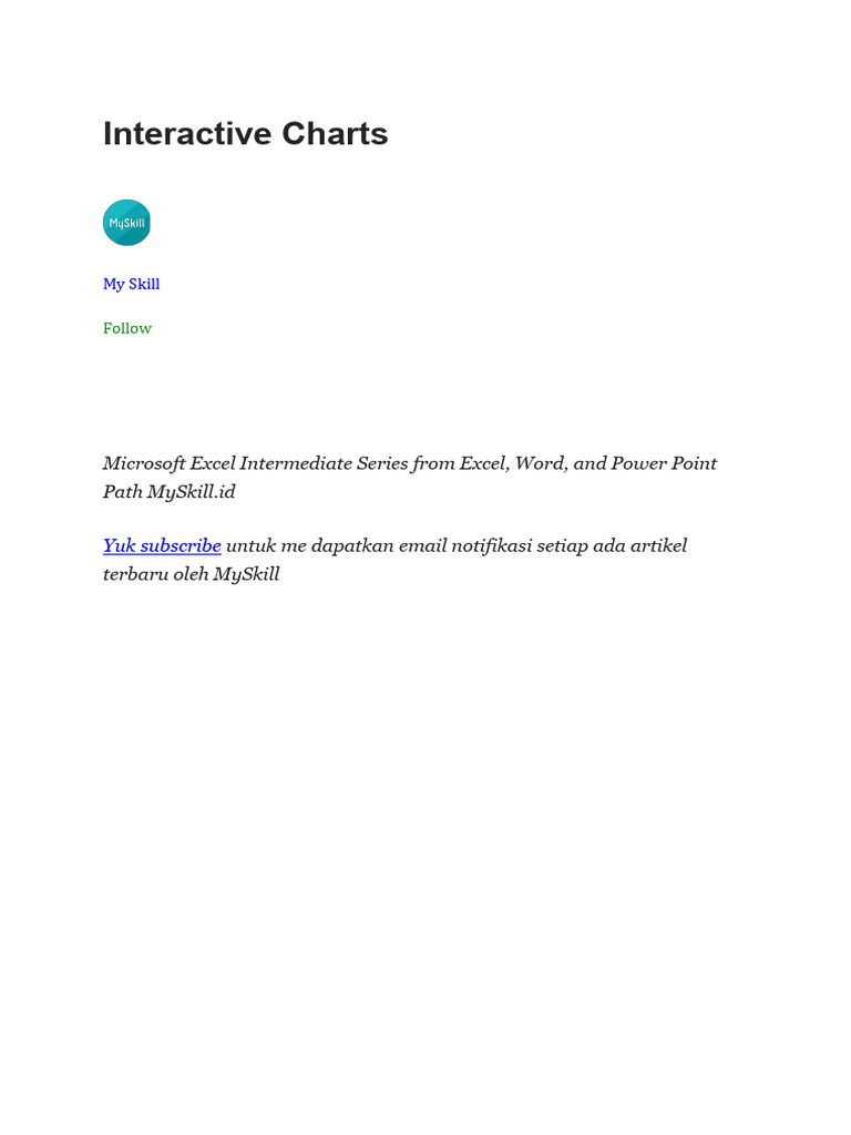 Interactive Charts | PDF