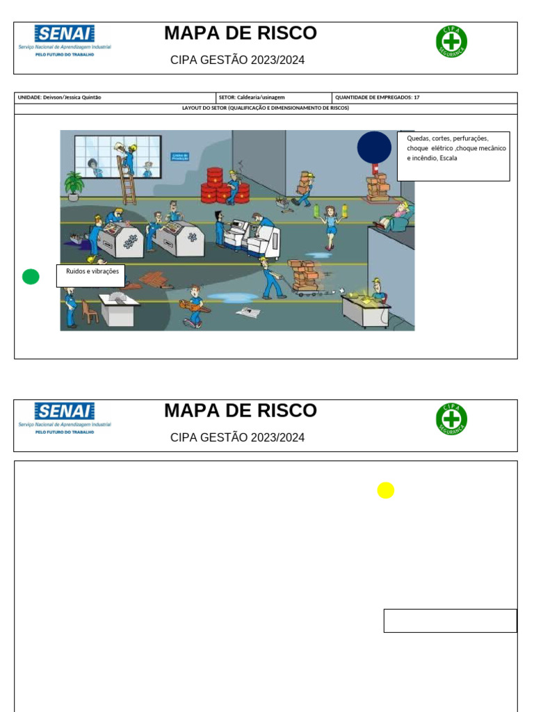 Mapa de Risco CIPA Caldearia 2023/2024 | PDF