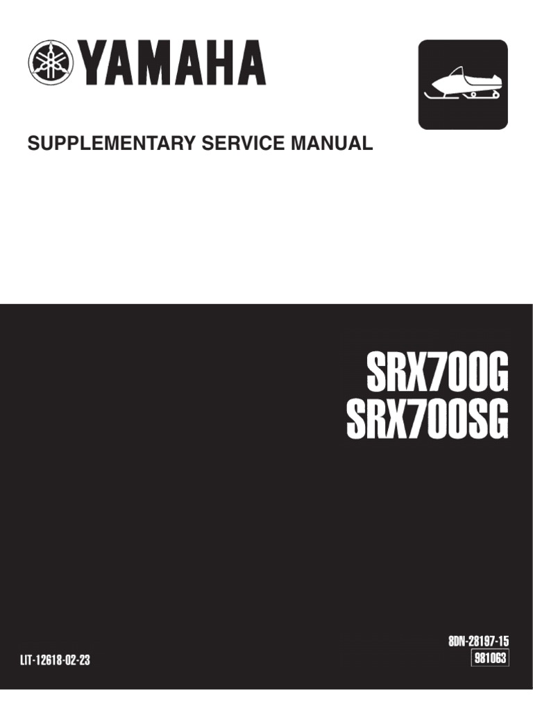 2001 2002 SRX Supplemental Manual | PDF | Ignition System | Carburetor