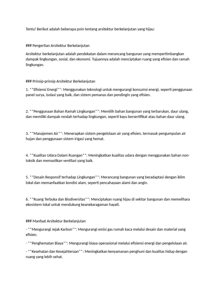 Sustainable architecture pdf
