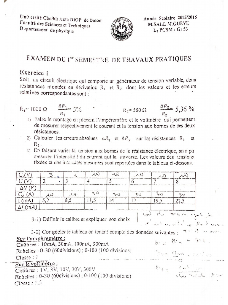Examen TP 2015-2016 | PDF
