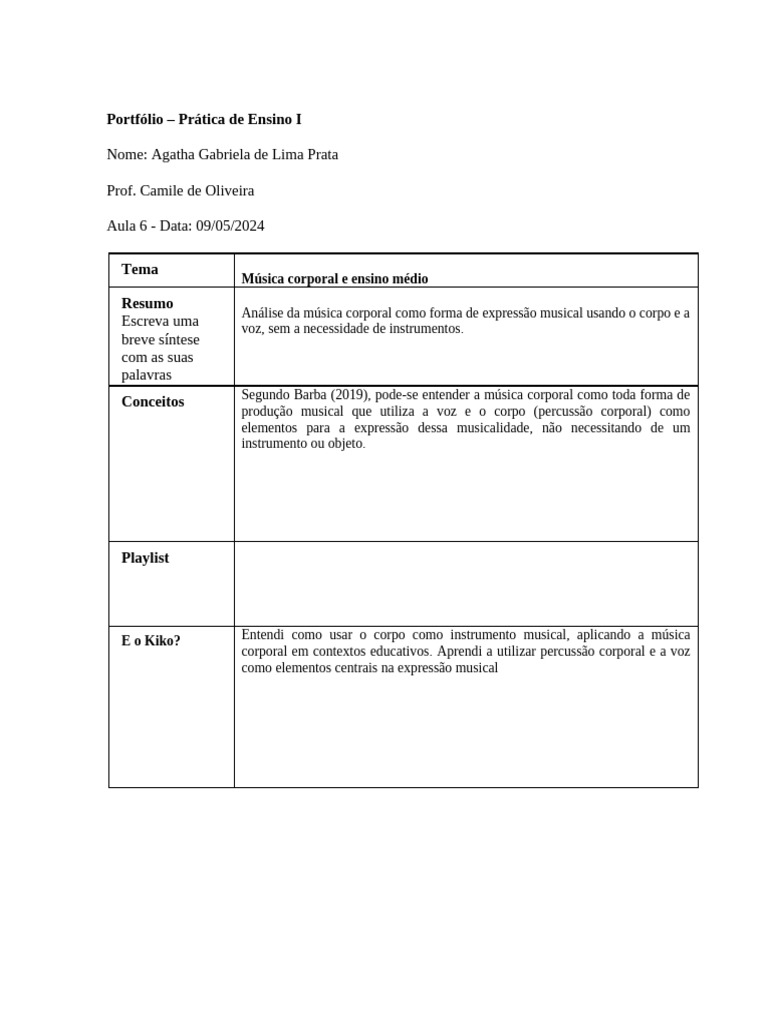 Aula 6 | PDF | Artes Linguísticas e Disciplina | Estudos de Línguas ...