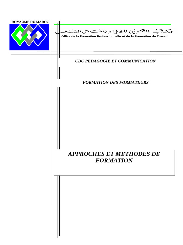 Module 2 Les Methodes Et Approches de Formation | PDF | Pédagogie ...