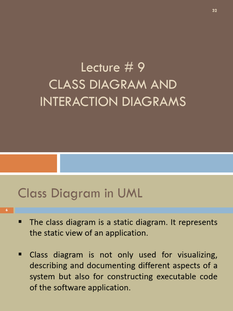 Class and Interaction Diagrams Overview | PDF | Class (Computer ...