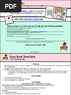 Halloween Busy Book Activity Pack_A Little Pinch of Perfect