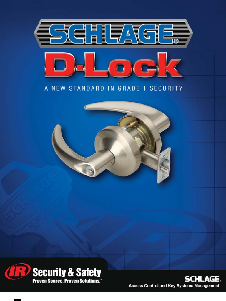 Schlage D Series Lock (Security Device) Door