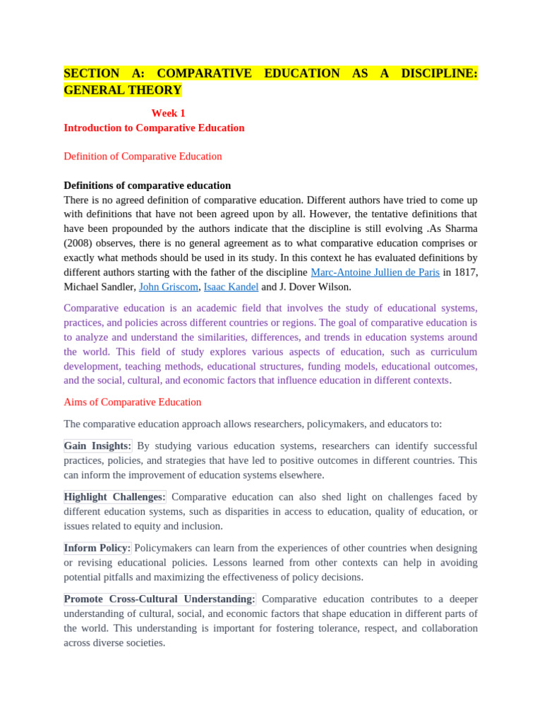 Comparative Education Insights | PDF | Methodology | Social Sciences