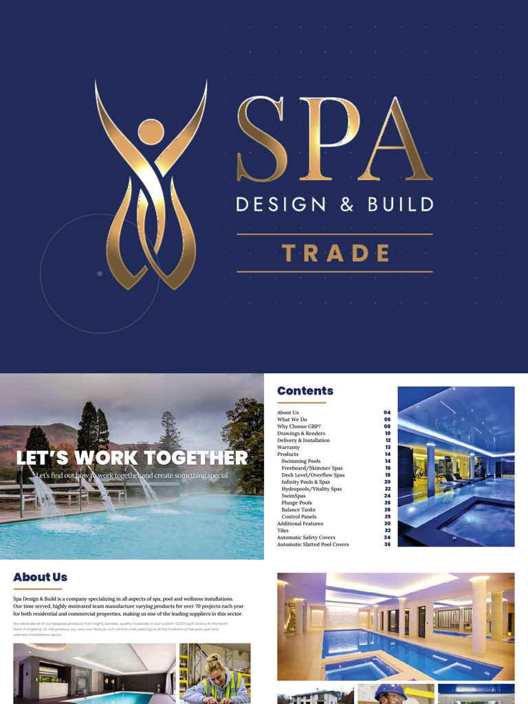 Spa-Design-and-Build-2023-Trade-Brochure | PDF | Swimming Pool | Spa