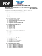 Boeing 737 Type Rating Exam Questions | PDF | Valve | Switch