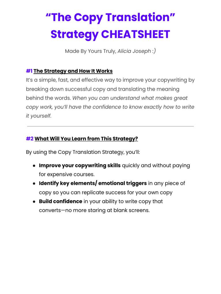 Copy Translation Strategy Guide | PDF | Human Communication
