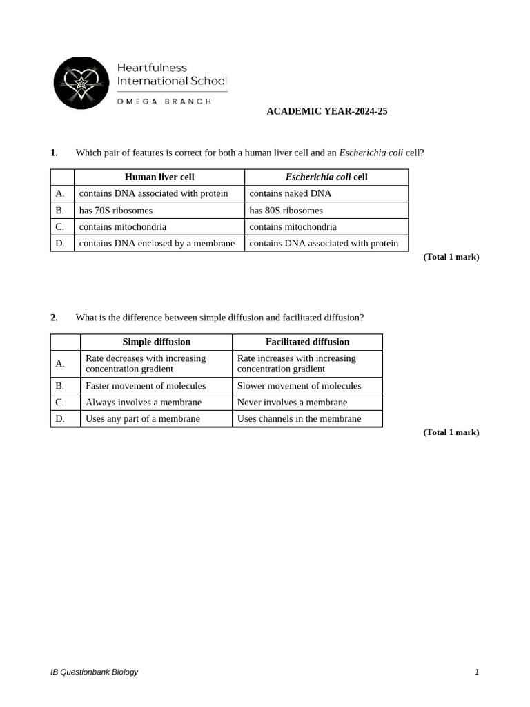 Cell Biology Worksheet Pdf Cell Biology Mitosis