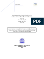 Performance Implications of Diversification in Professional Service Firms