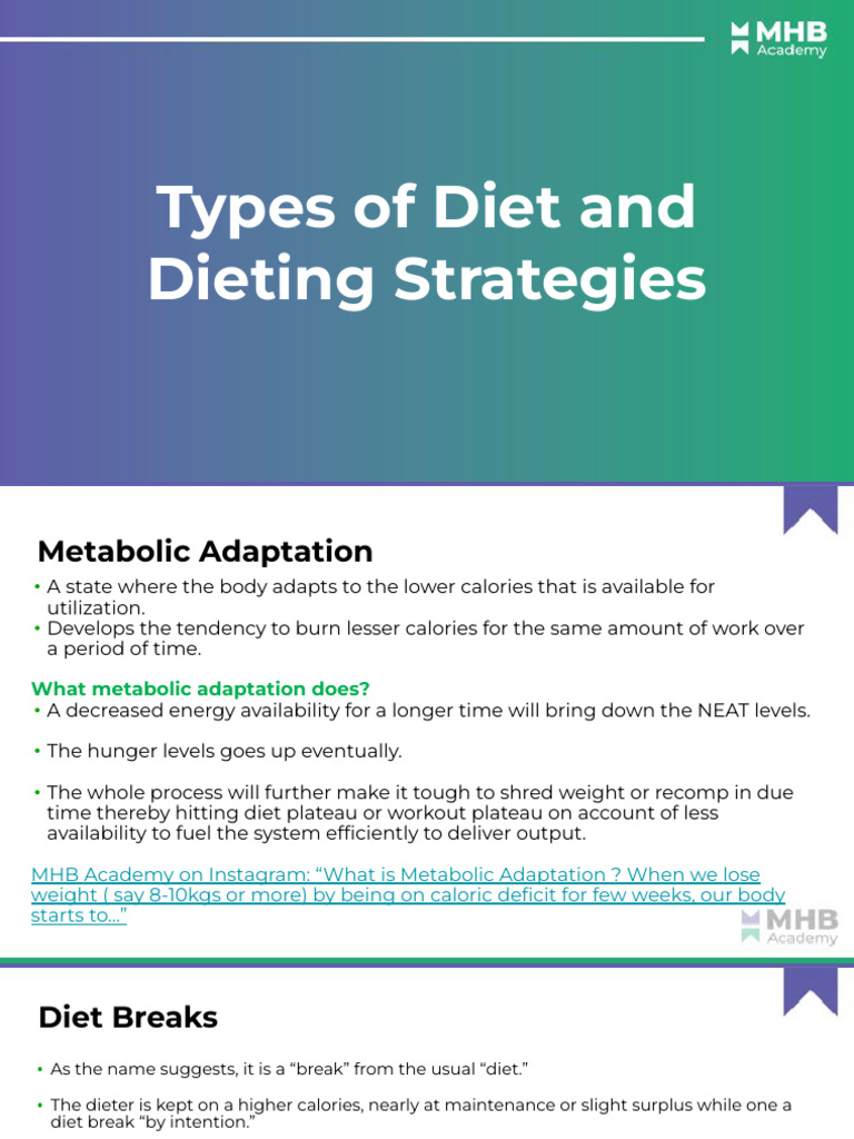 1868380-Types and Dieting Strategies | PDF | Dieting | Fat