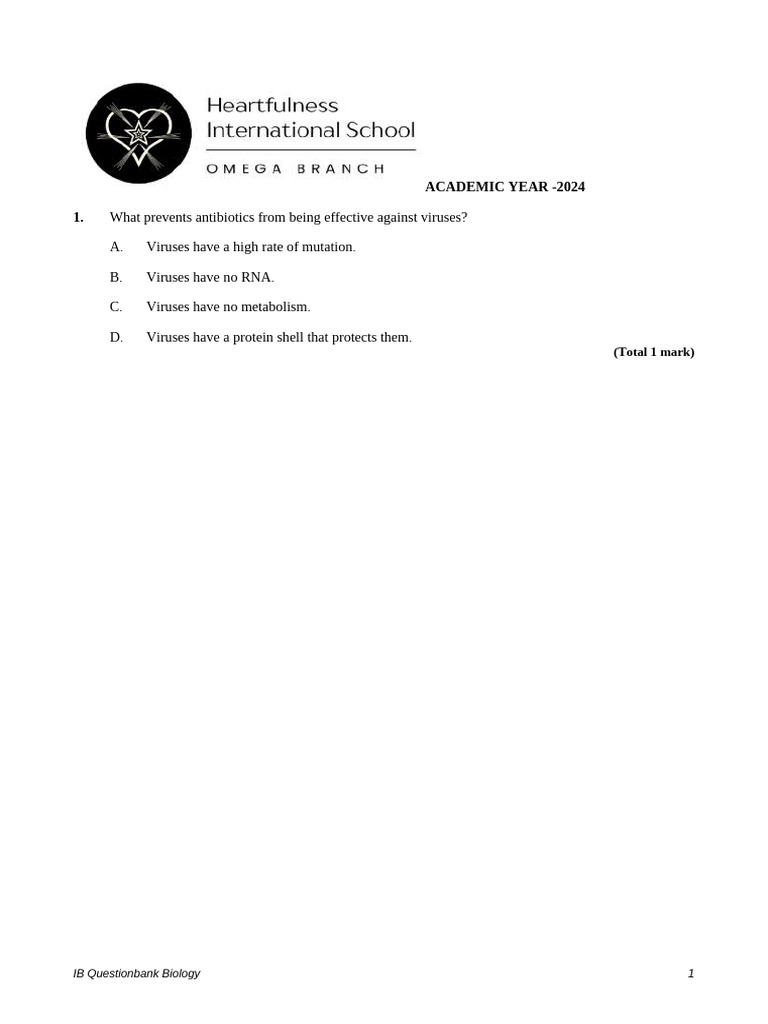 Immune_system worksheet | PDF | Immune System | Antibody