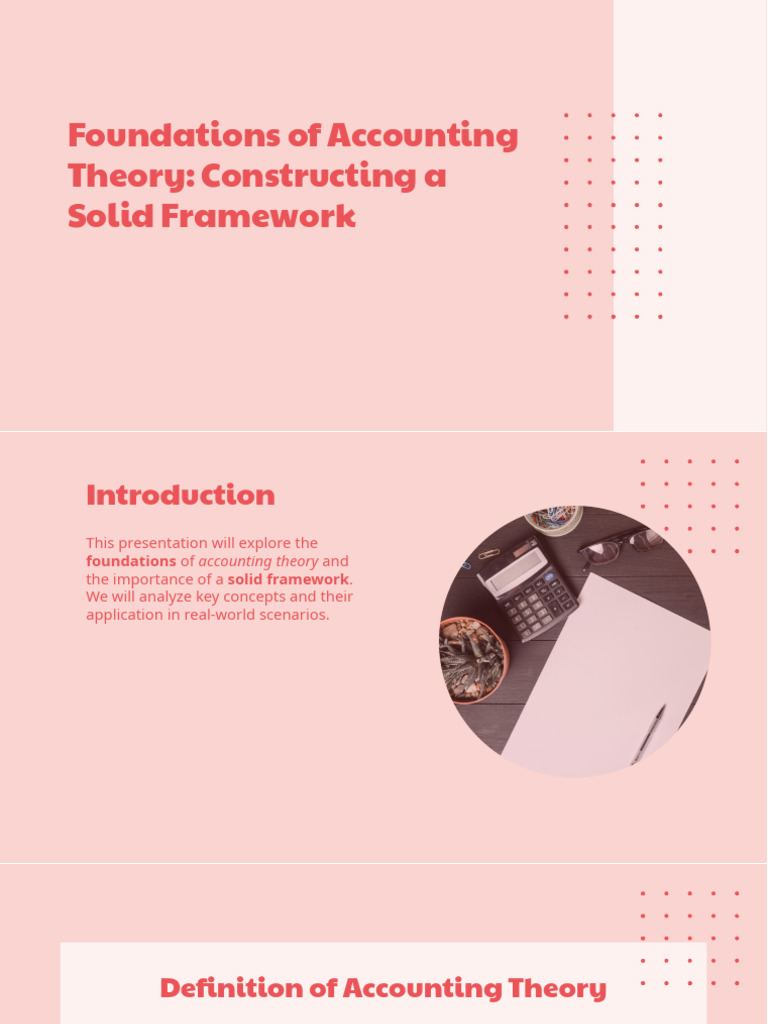 Slidesgo Foundations of Accounting Theory Constructing A Solid ...