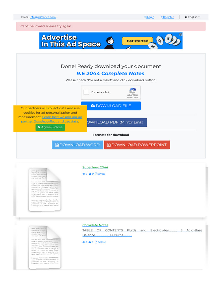Complete Notes for R.E 2044 Download | PDF | Computing