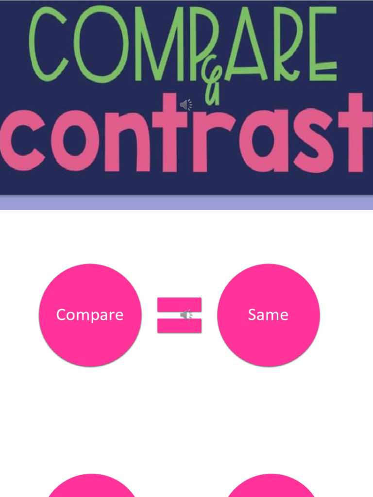 Compare Contrast | PDF