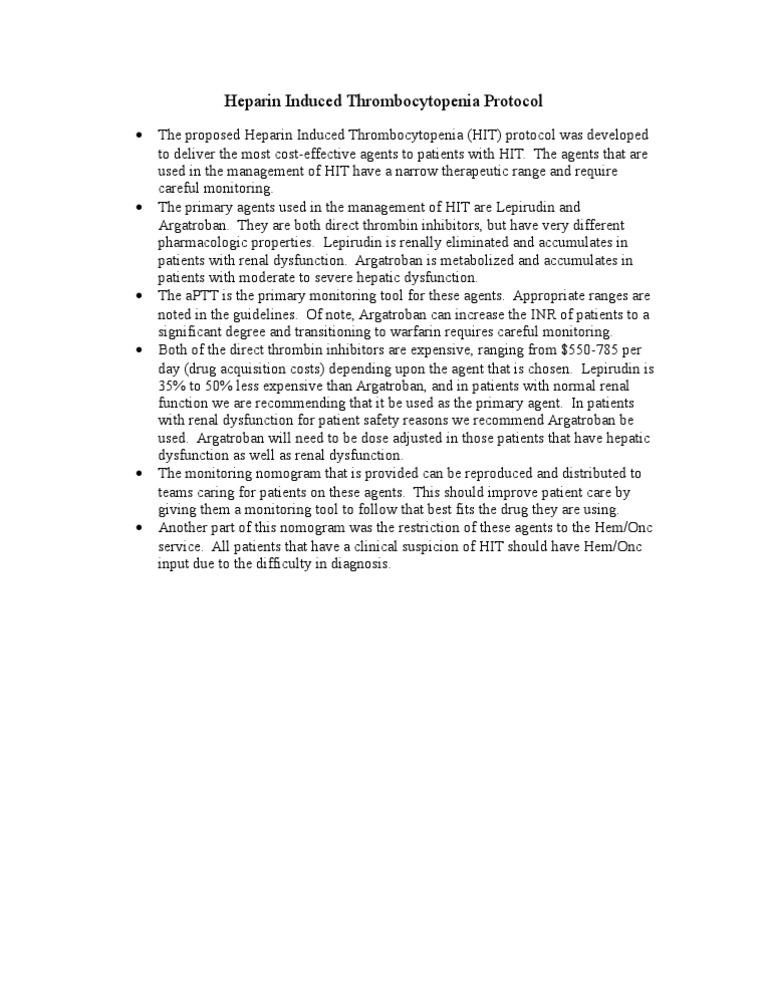 HIT Protocol | PDF