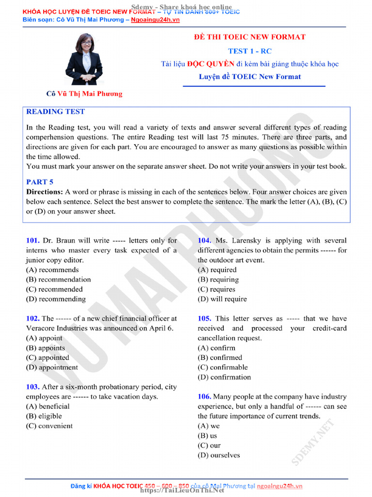 Đề số 1 - RC | PDF
