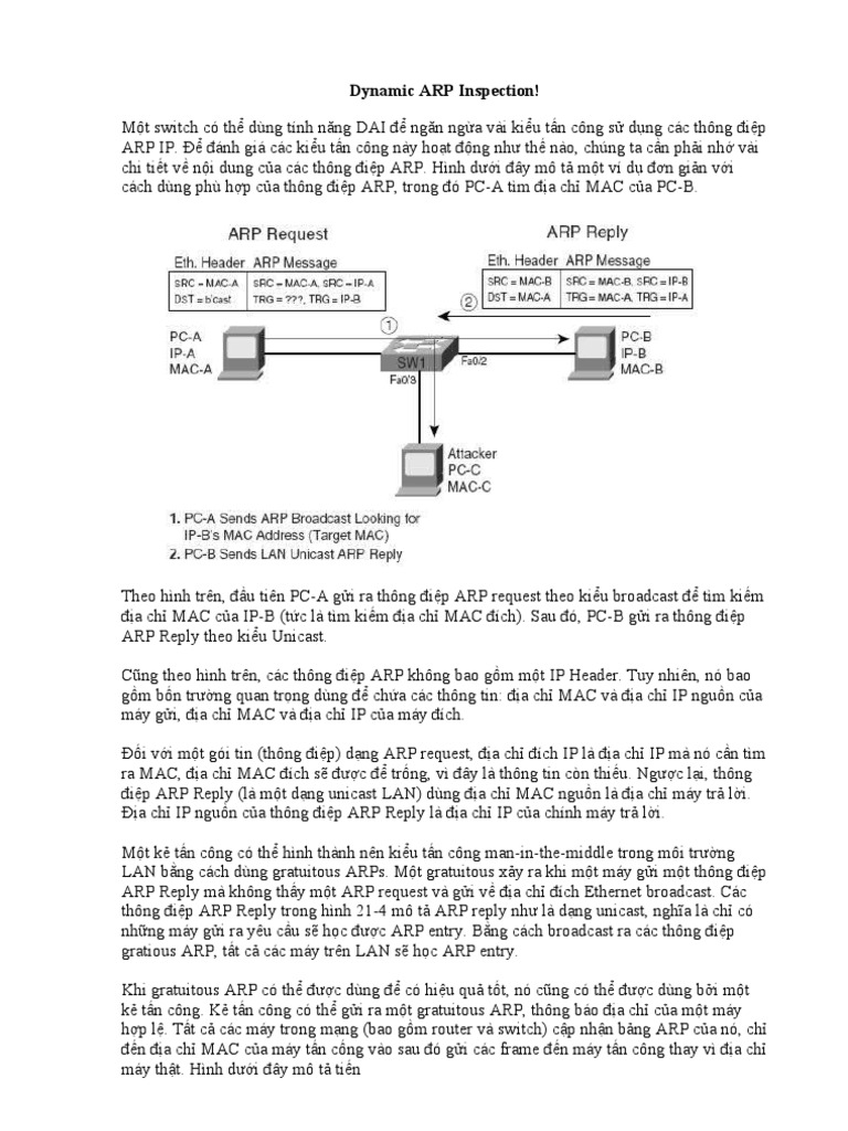 Dynamic ARP Inspection | PDF