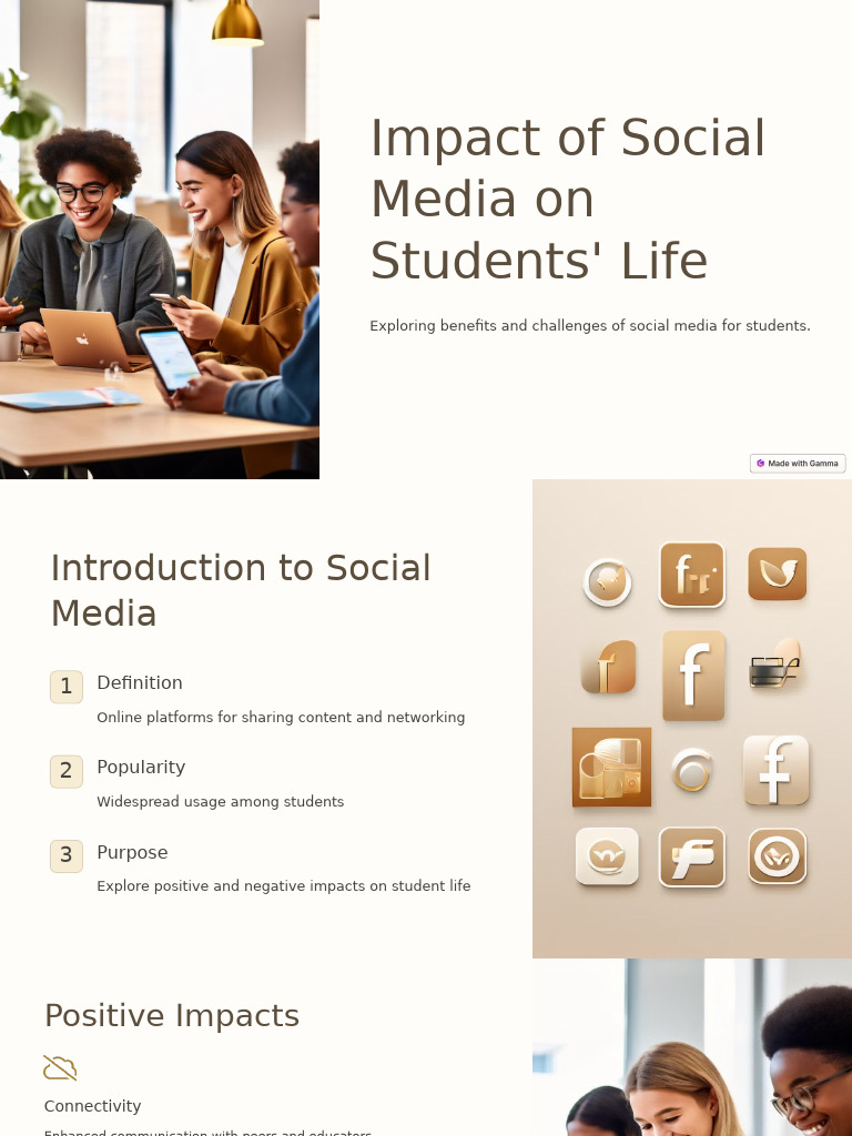 Impact of Social Media On Students Life | PDF