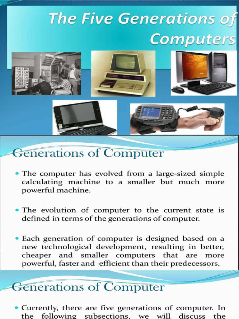 Genration of Computer | PDF