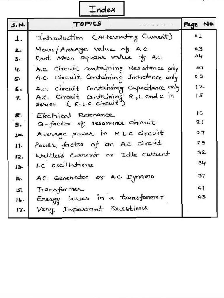 Alternative Current | PDF