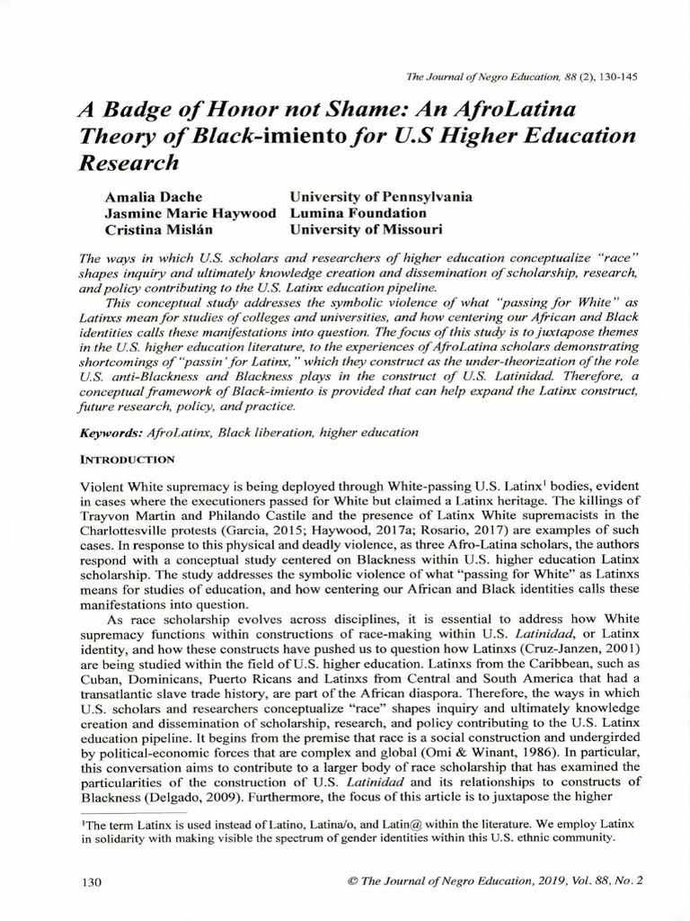 EBSCO FullText 2024 04 09 | PDF | Chicano | Whiteness Studies