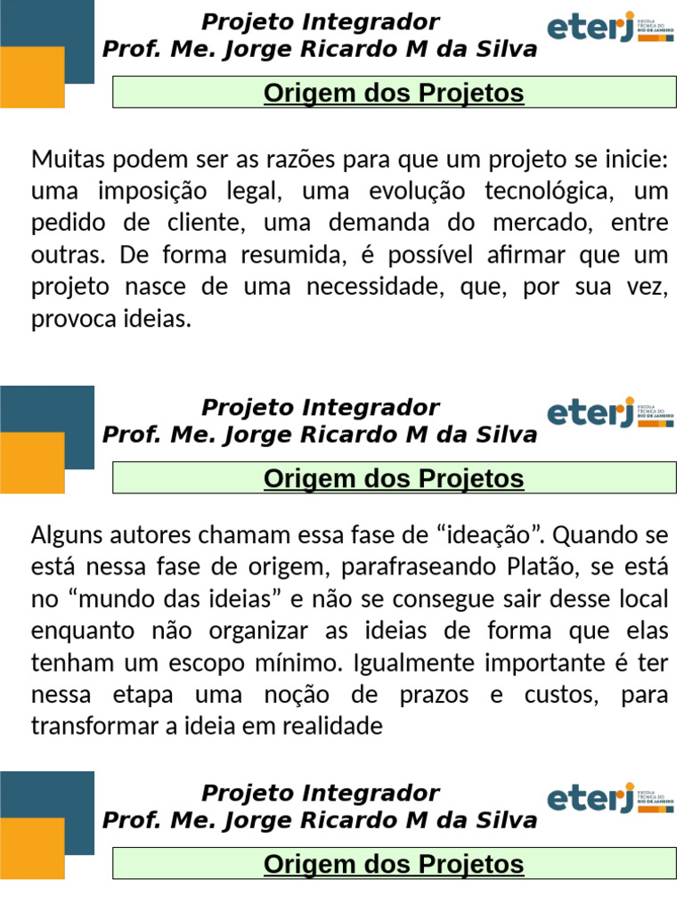 Projeto Integrador 2024 Aula 2 | PDF | Planejamento | Dinheiro