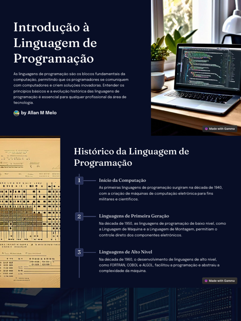 Introducao a Linguagem de Programacao | PDF | Linguagem de programação ...