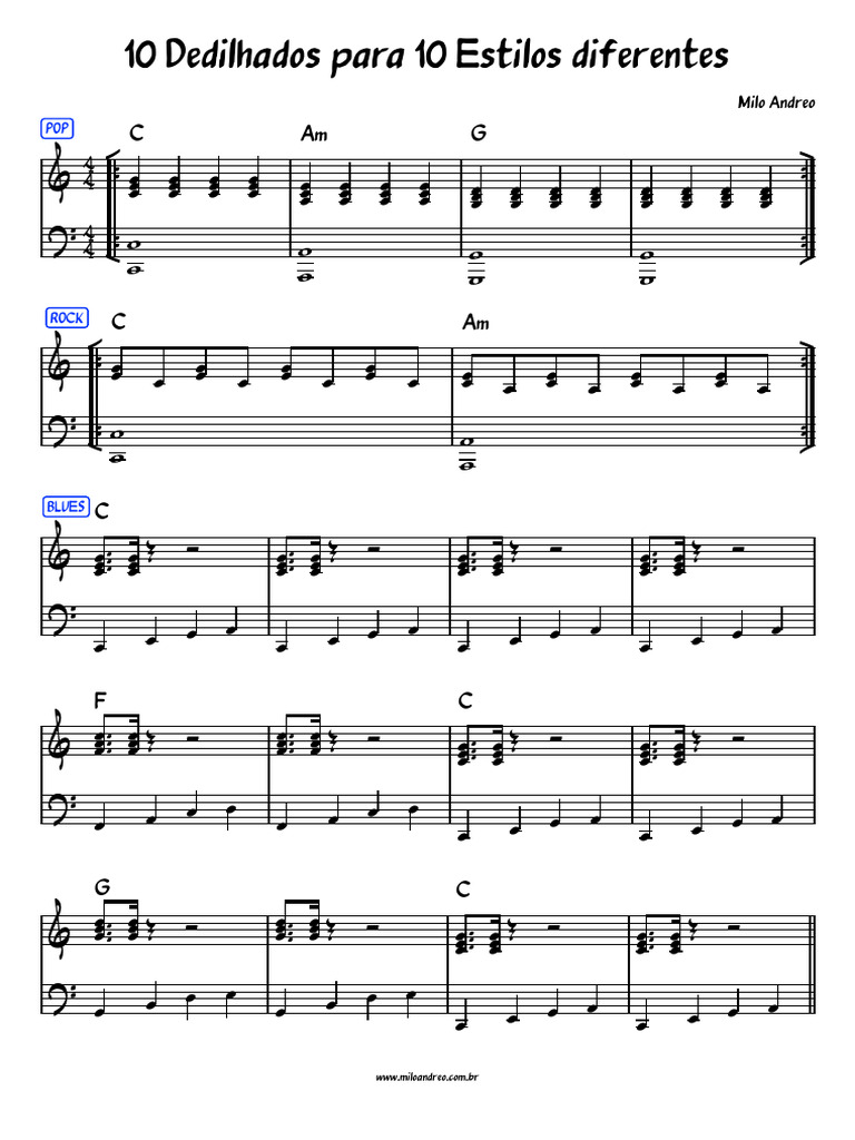10_ritmos_para_10_estilos_diferentes-1 | PDF | Popular Music | Musical ...