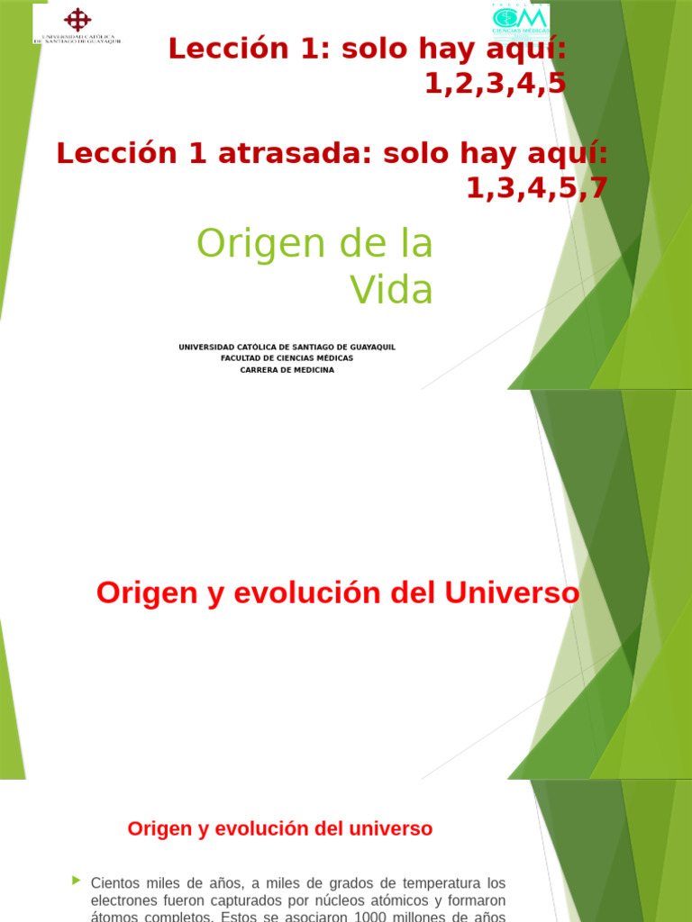 Origen y Evolución de la Vida en la Tierra | PDF | Propiedades del agua ...