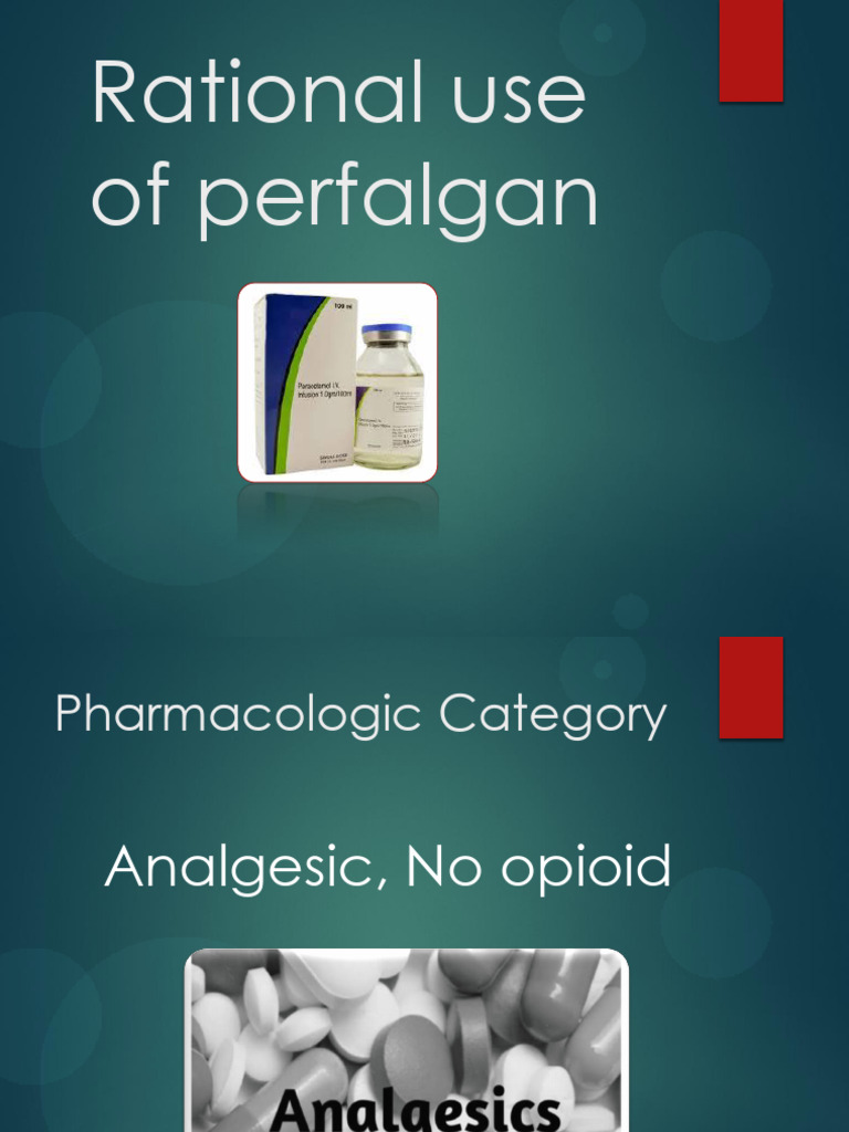Perfalgan | PDF | Clinical Medicine | Medical Specialties